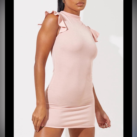 Pink Bodycon Dress - Picture 1 of 3